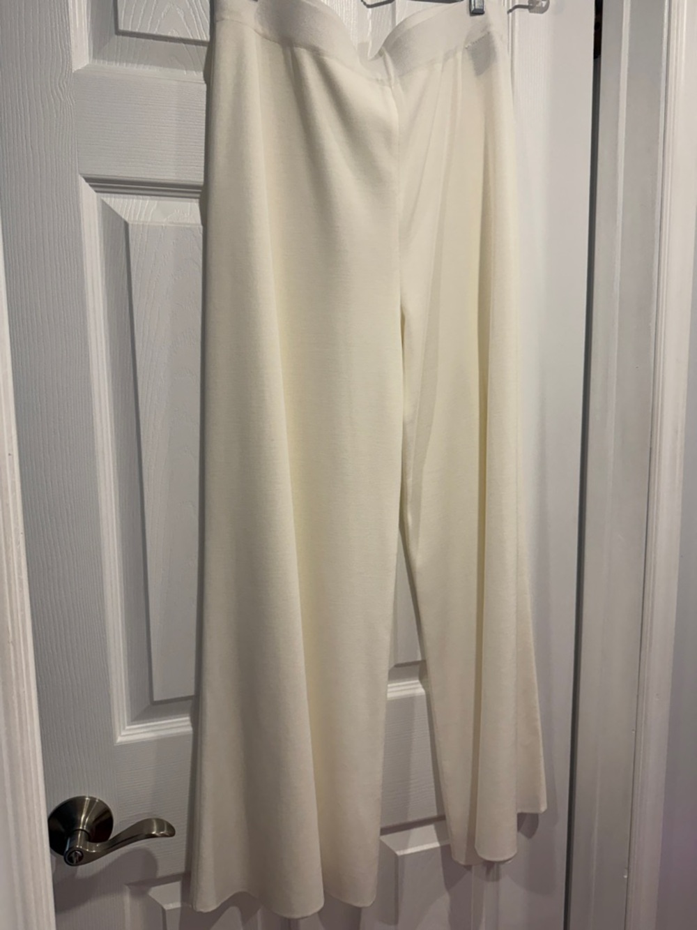 Misook Cream Wide-Leg Dress Pants